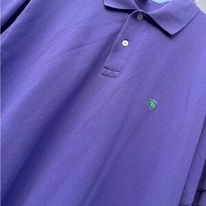 Brooks Brothers Purple Polo Shirt, Size Large